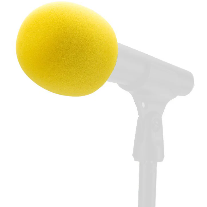 On Stage ASWS58-Y Foam Windscreen, Yellow - Image 3