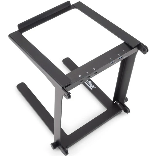 On-Stage LPT8000 Foldable Laptop Stand w/ USB Hub - Image 2