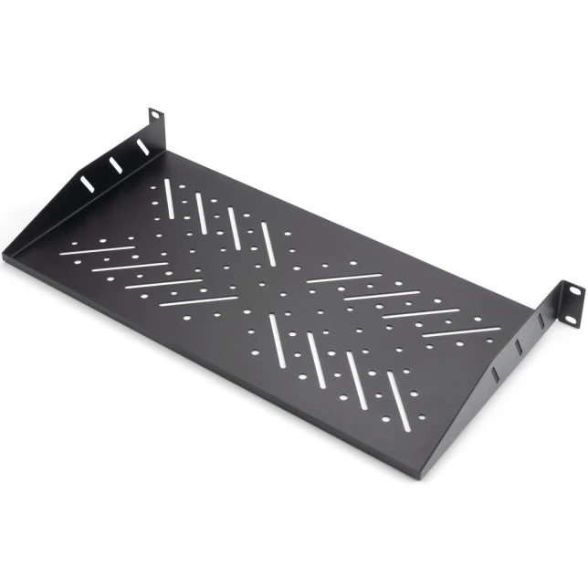 On-Stage RVS1000 1U Ventred Rack Shelf, 9" Depth - Image 2