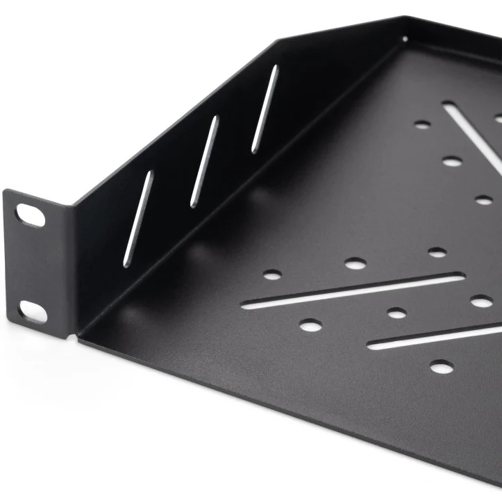 On-Stage RVS1000 1U Ventred Rack Shelf, 9" Depth - Image 4