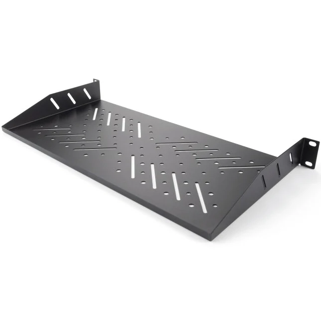 On-Stage RVS1000 1U Ventred Rack Shelf, 9" Depth - Image 5