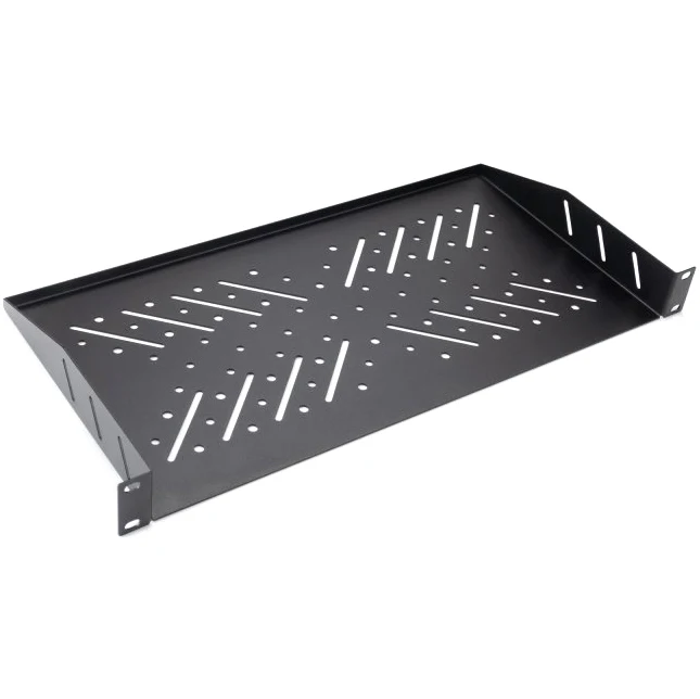 On-Stage RVS1000 1U Ventred Rack Shelf, 9" Depth - Image 6