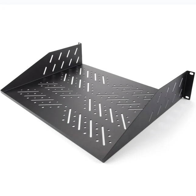 On-Stage RVS2000 2U Ventred Rack Shelf, 14" Depth - Image 2