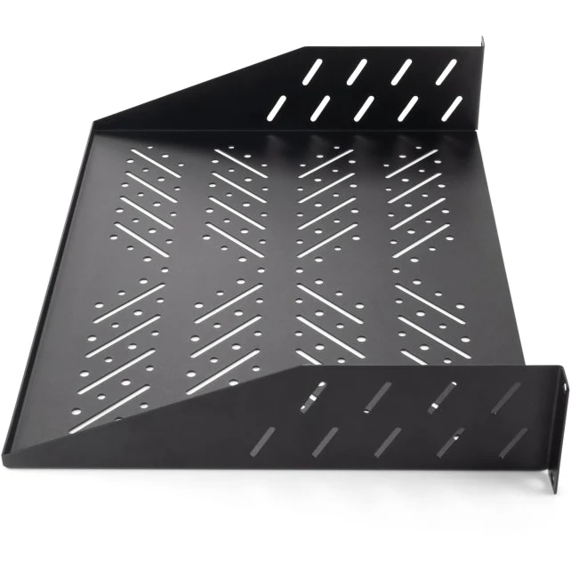 On-Stage RVS2000 2U Ventred Rack Shelf, 14" Depth - Image 3