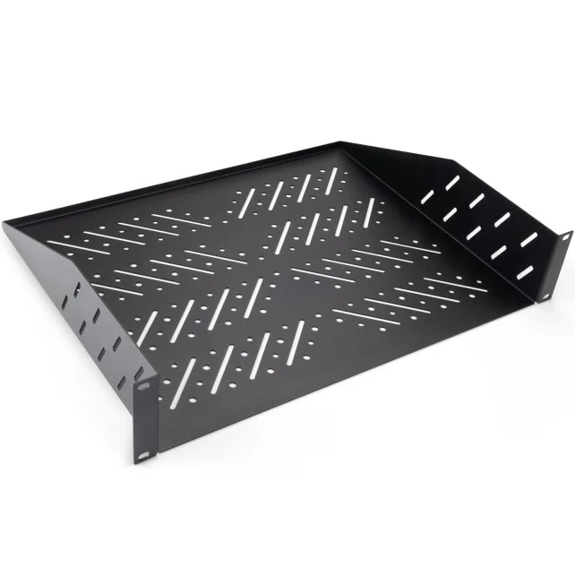 On-Stage RVS2000 2U Ventred Rack Shelf, 14" Depth - Image 6