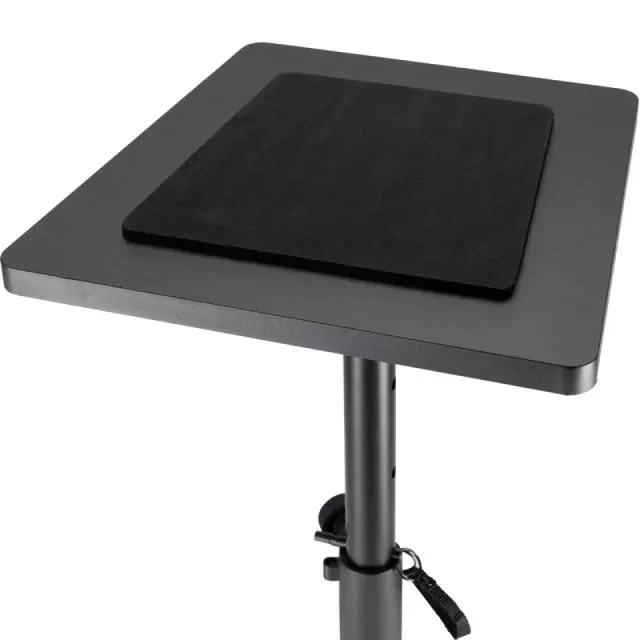On Stage SMS7500B Studio Monitor Stands, Wood, Black, Pair - Image 6
