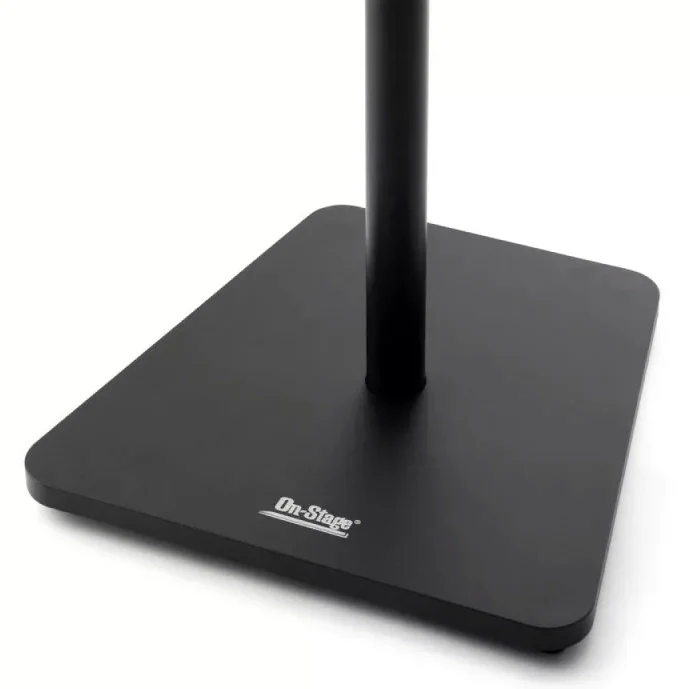 On Stage SMS7500B Studio Monitor Stands, Wood, Black, Pair - Image 8
