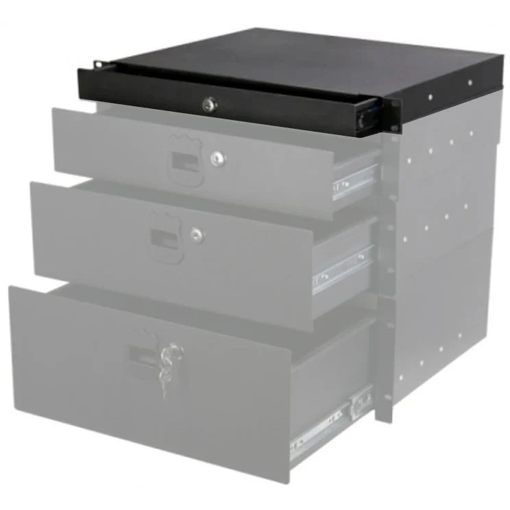 On-Stage RDL1000 1U Locking Rack Drawer