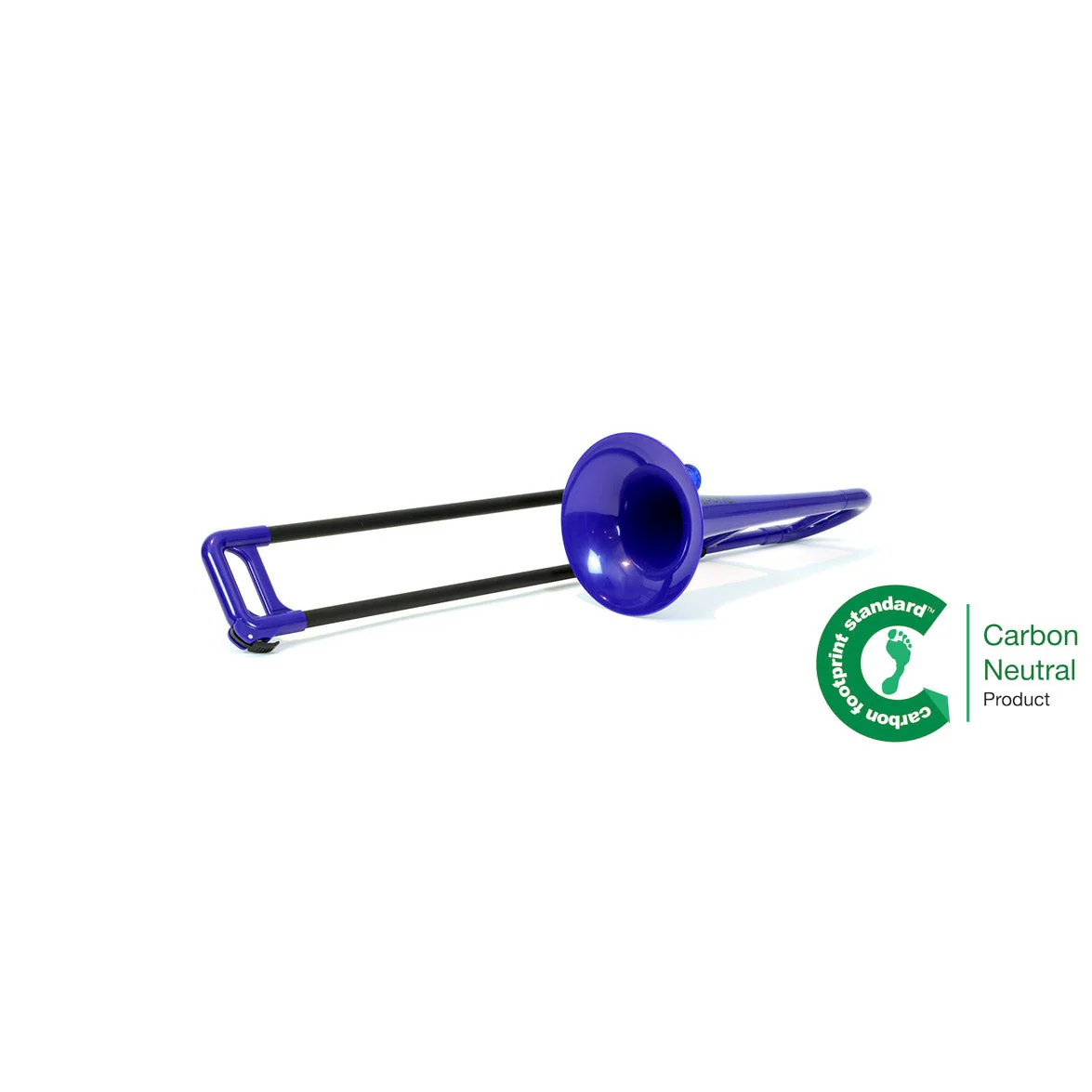 pBone PBONE2B Mini Plastic Trombone Blue - Image 2