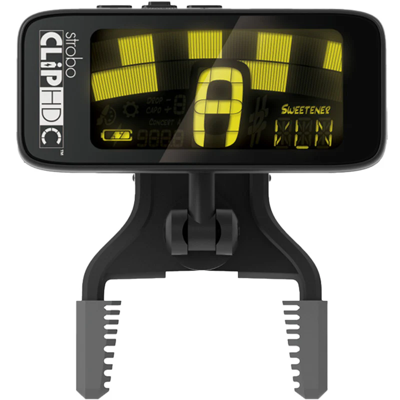 Peterson SC-HDCV StroboClip HDC Tuner w/ Violin Clamp, Rechargable Li-Ion Battery, Clip-On