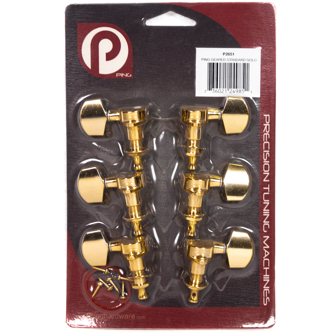 Ping P2651 Standard Individual 3+3 Tuners w/ Gold Heads