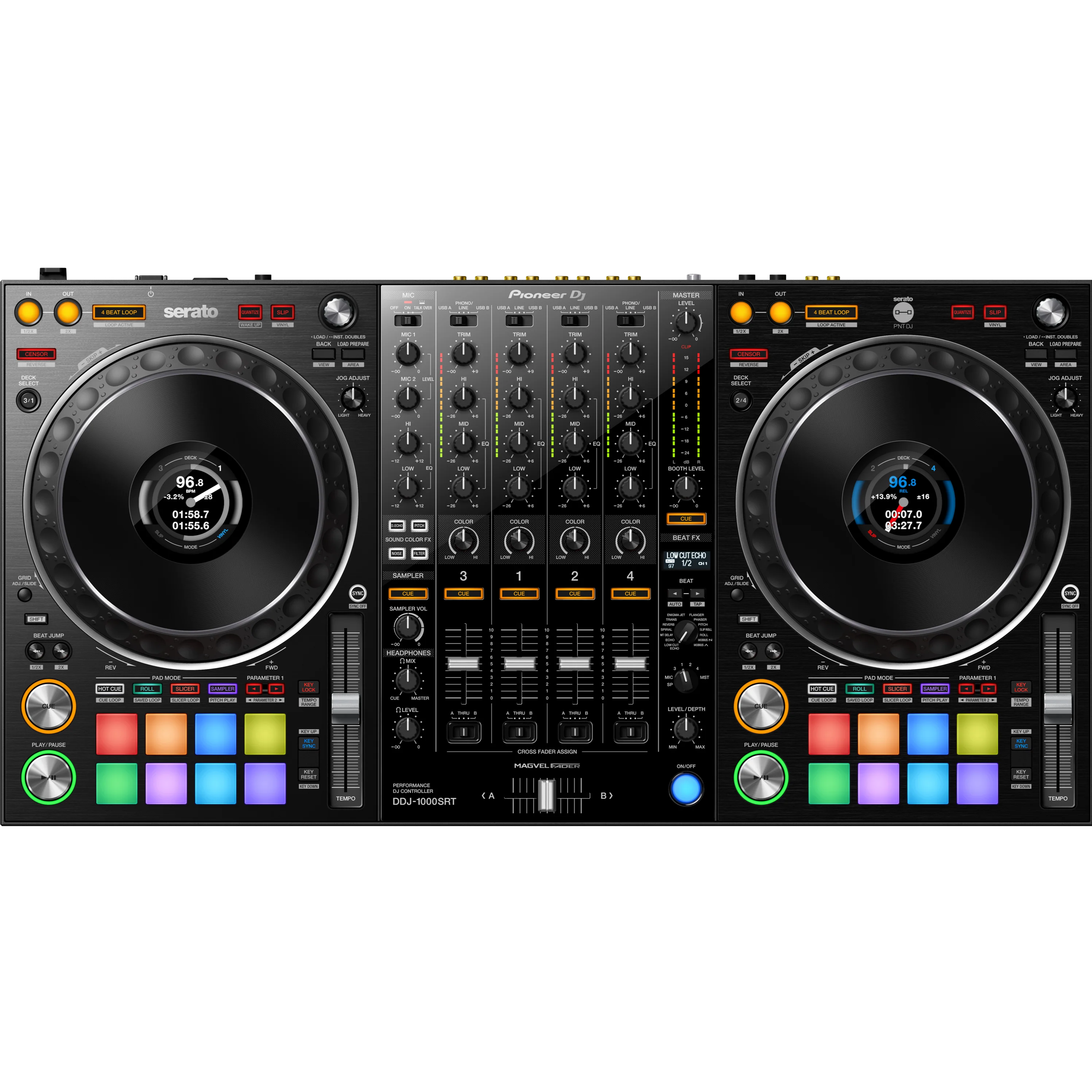 Pioneer DDJ-1000SRT 4-channel DJ controller & GU-EVA-2816-4 Soft Case Bundle - Image 2