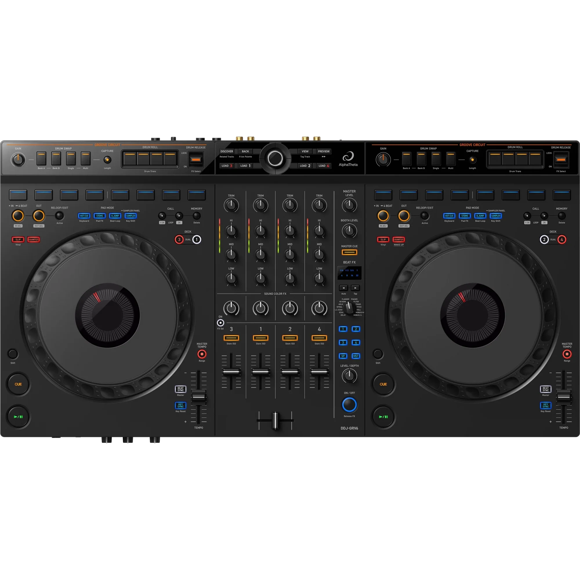 Pioneer DDJ-GRV6 4-Channel DJ Controller w/ Groove Circuit
