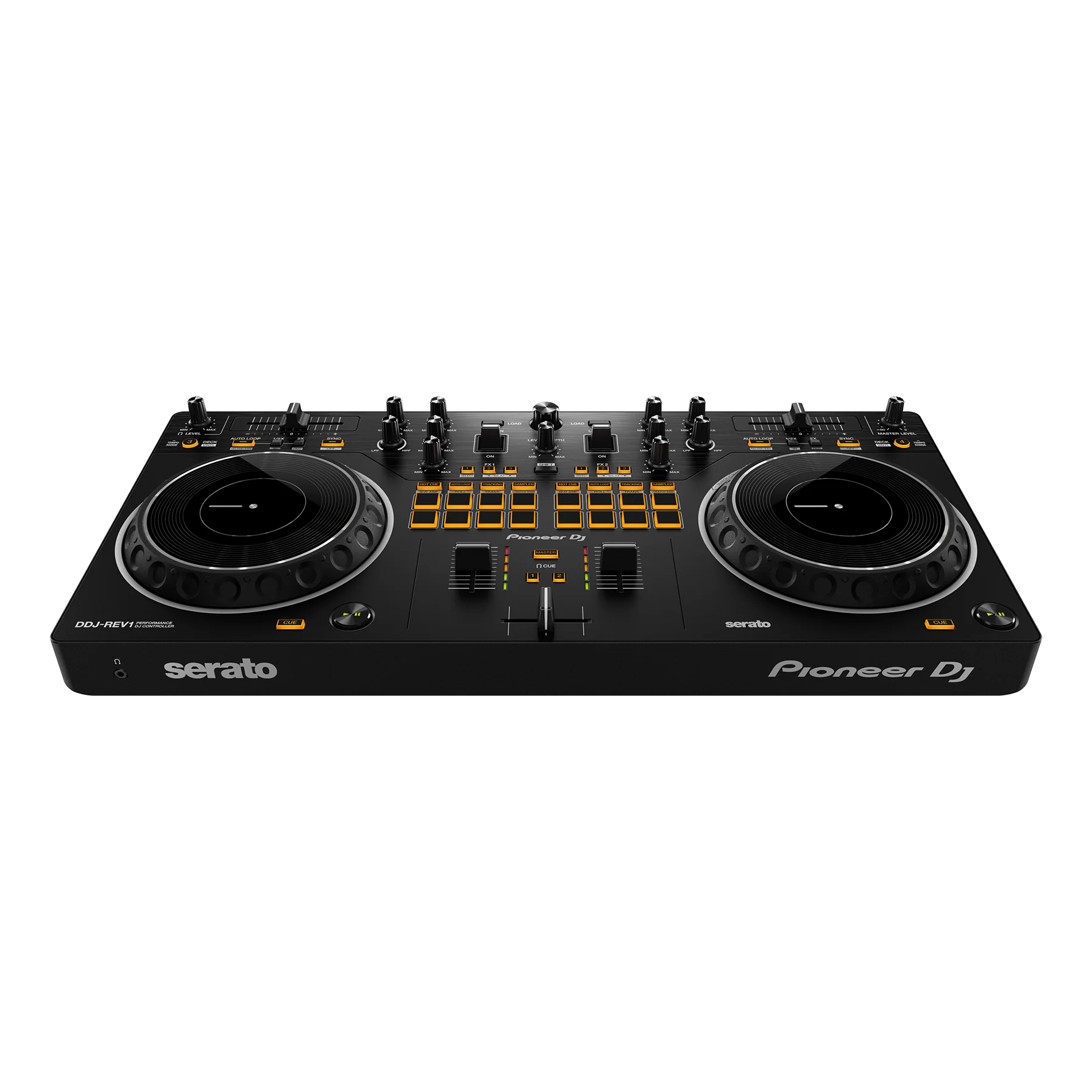 Pioneer DDJ-REV1 Scratch-Style 2-Channel DJ Controller for Serato DJ Lite, Black - Image 4