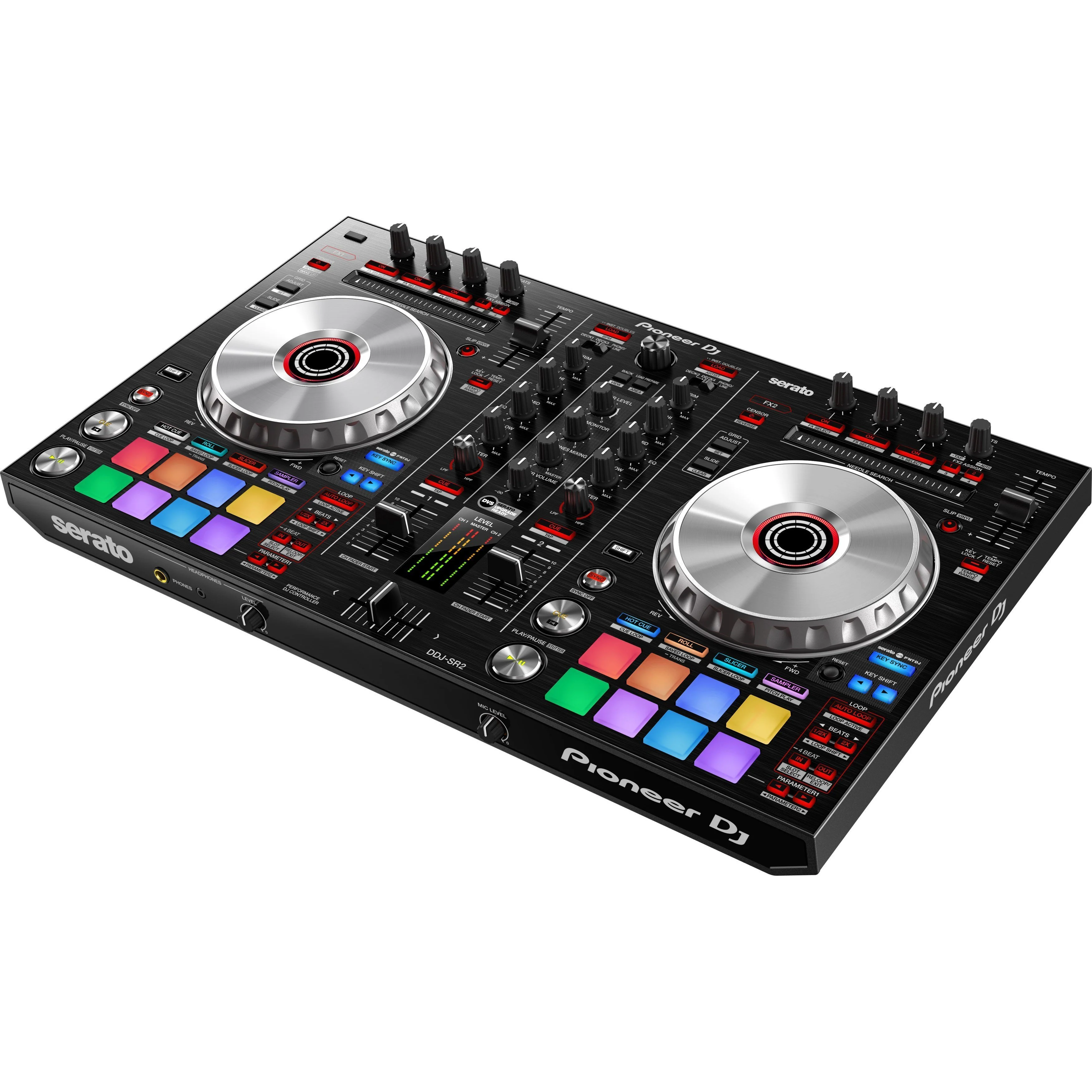 Pioneer DDJ-SR2 Portable controller for Serato DJ Pro & FZGSPIDDJSR2BL Hard Case Bundle - Image 4