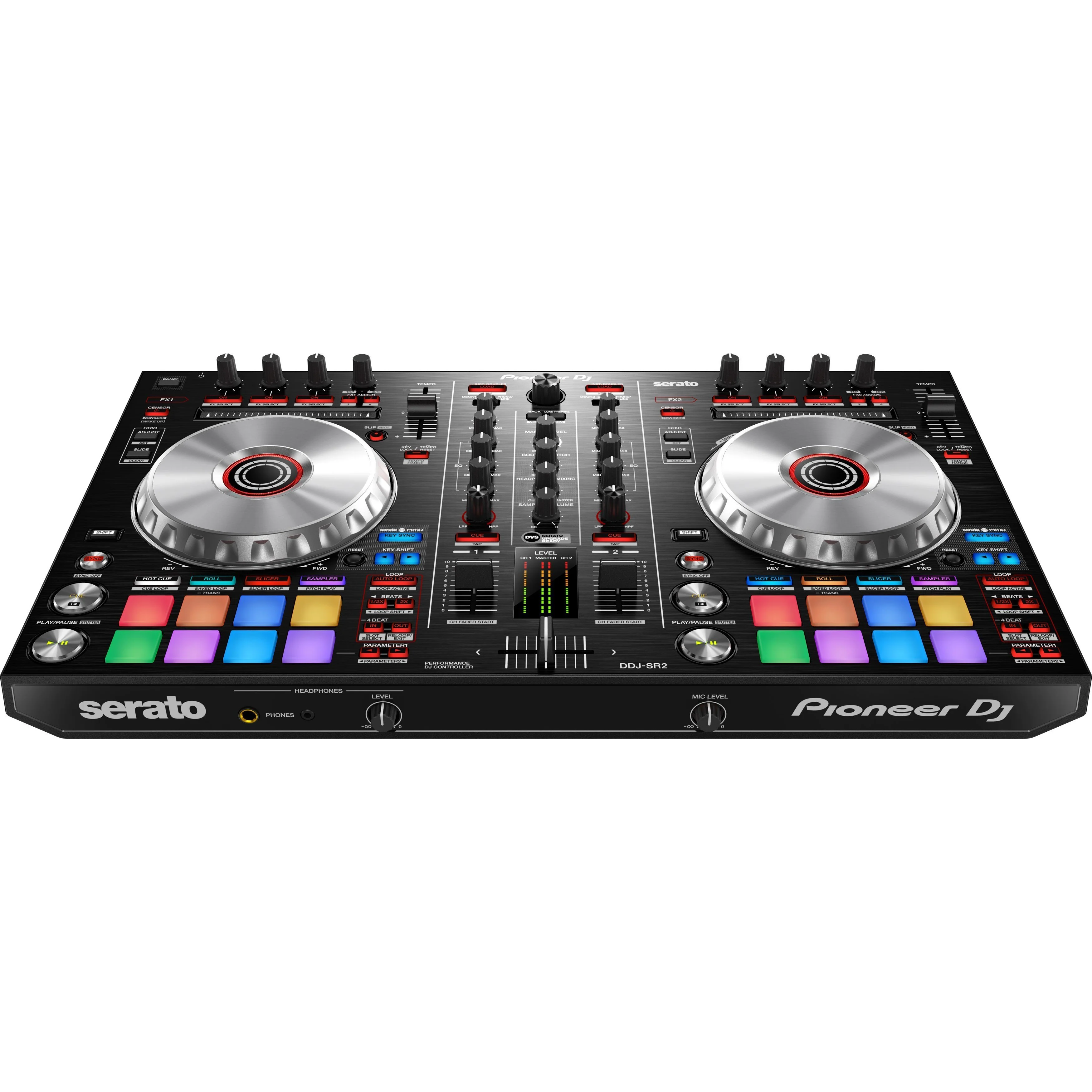 Pioneer DDJ-SR2 Portable controller for Serato DJ Pro & FZGSPIDDJSR2BL Hard Case Bundle - Image 5