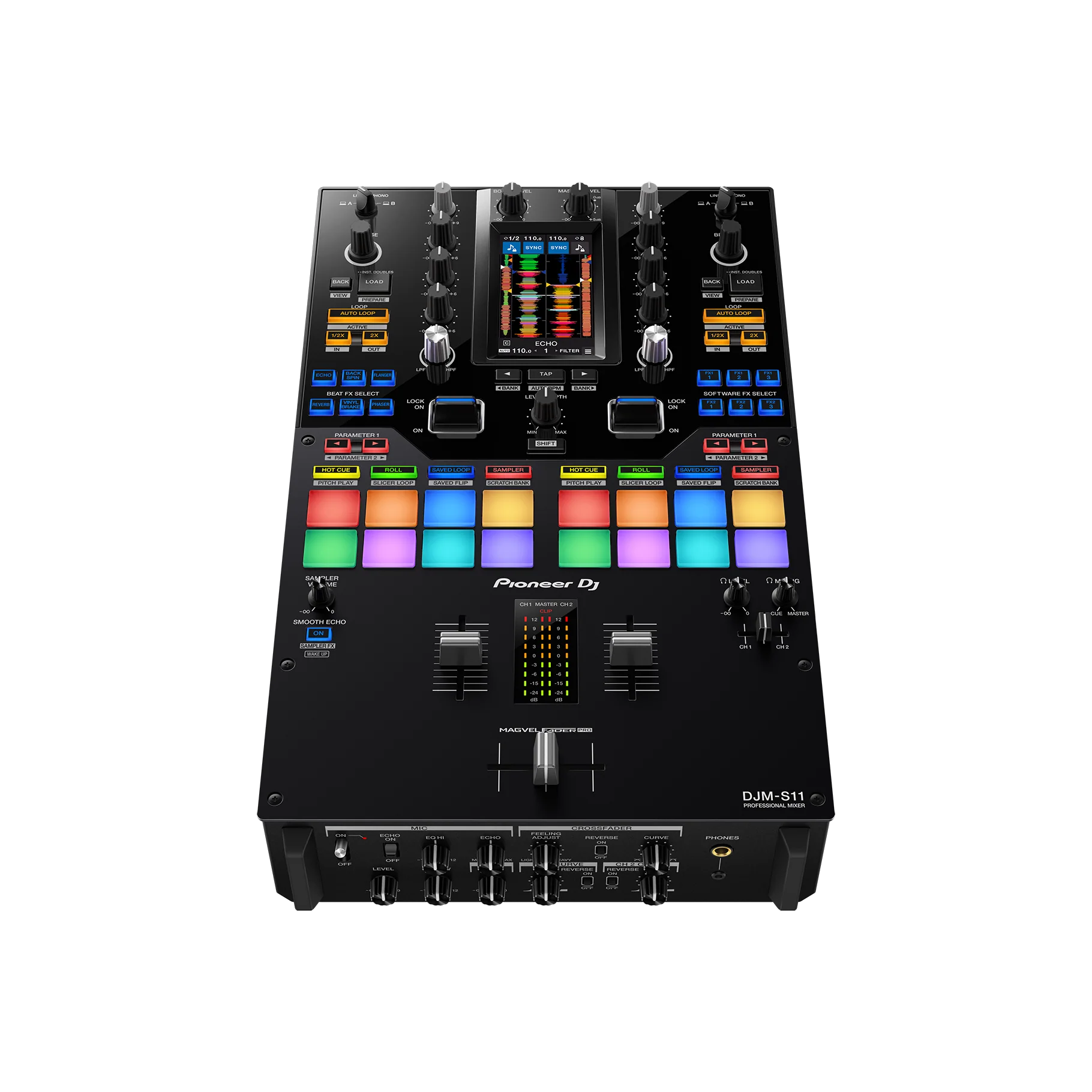 Pioneer DJM-S11 Professional scratch style DJ mixer & FZ10MIXBL Hard Case Bundle - Image 5