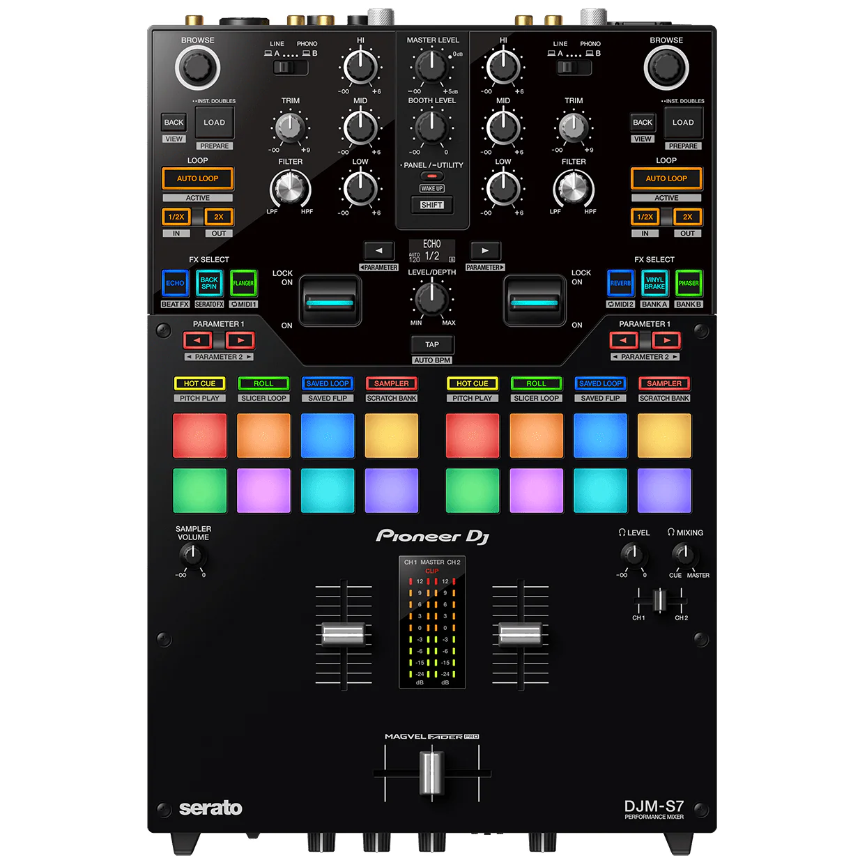 Pioneer DJM-S7 Scratch Style DJ Mixer & FZ10MIXBL Hard Case Bundle - Image 2