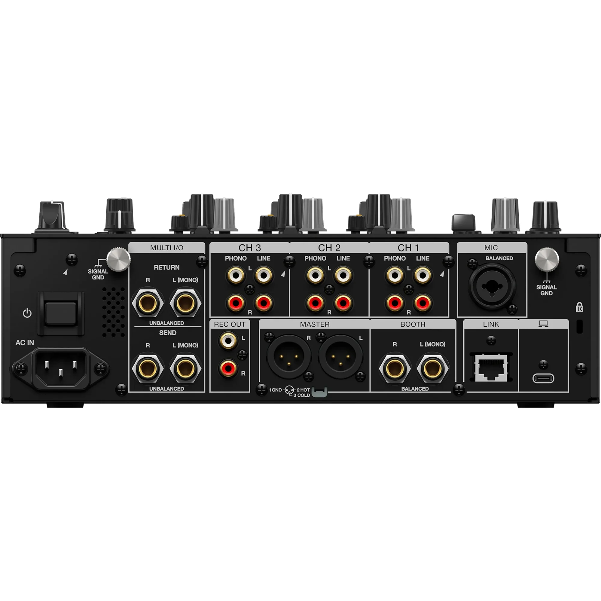 Pioneer DJM-V5 3-Channel Professional DJ Mixer, Black - Image 3