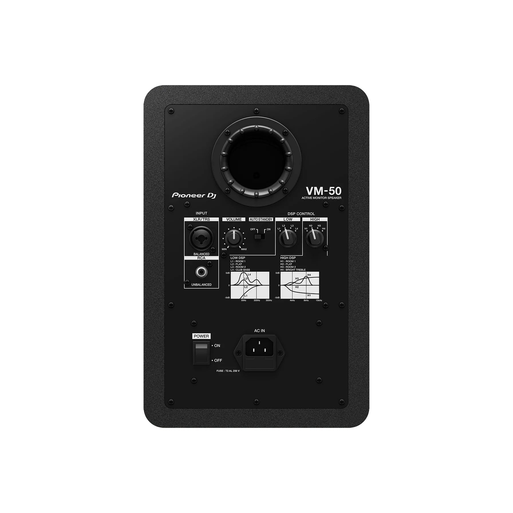 Pioneer VM-50 5.25" Active Monitor Speaker, Black - Image 3