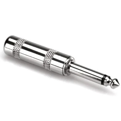 Hosa PLG-025 Connector 1/4 in TS (Loc:1O)