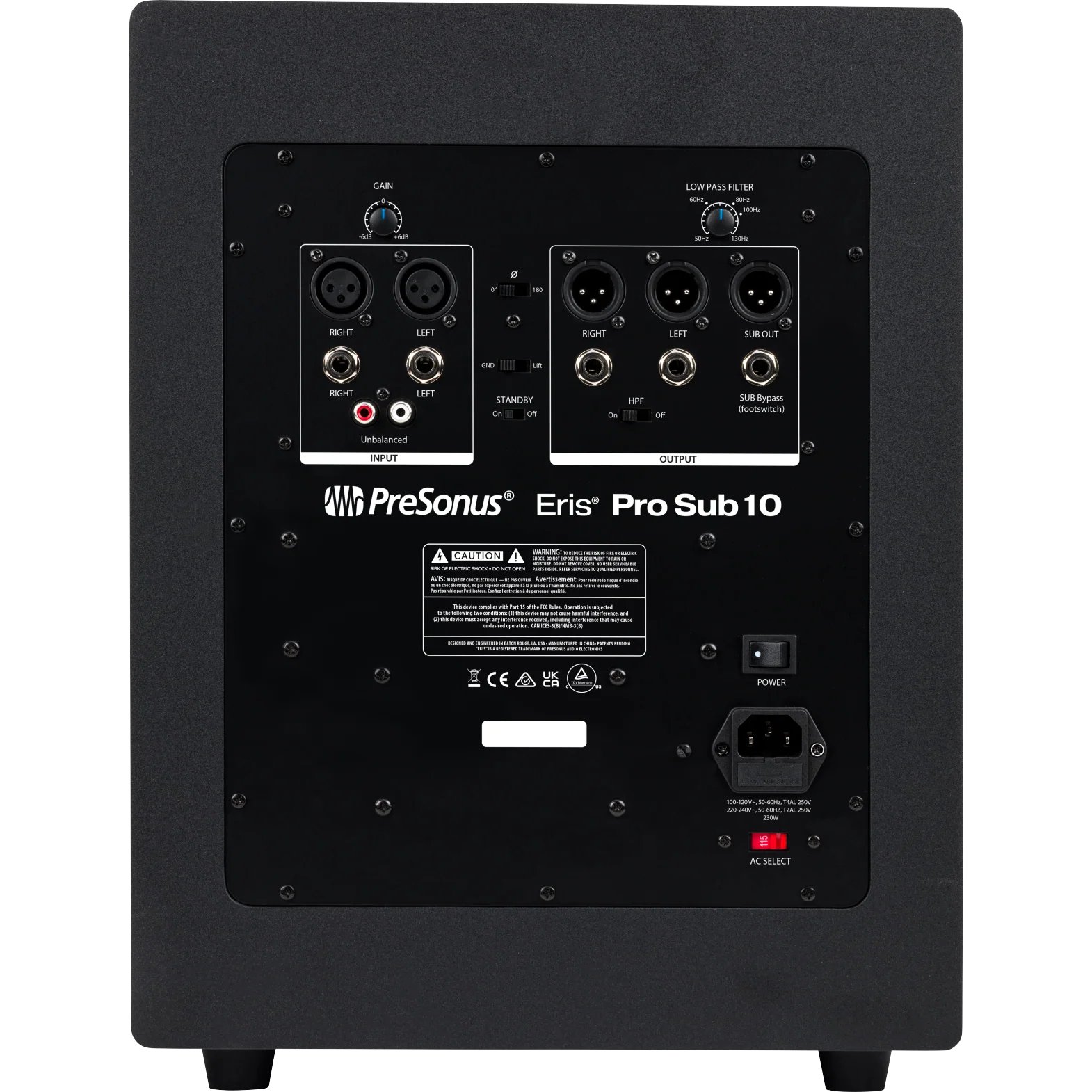 Presonus 2777500132 Eris Pro 10" Studio Subwoofer - Image 3