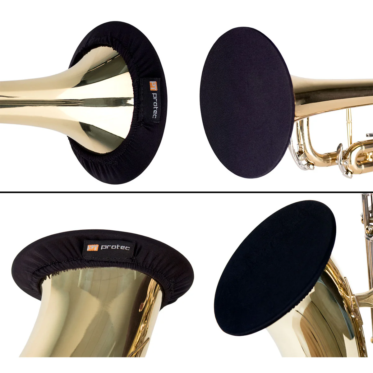 Protec A321 Instrument Bell Cover, Size 3.75 - 5" (95 - 127mm) Diameter. Ideal for Trumpet, Alto Saxophone, Bass Clarinet, Soprano Saxophone. - Image 2