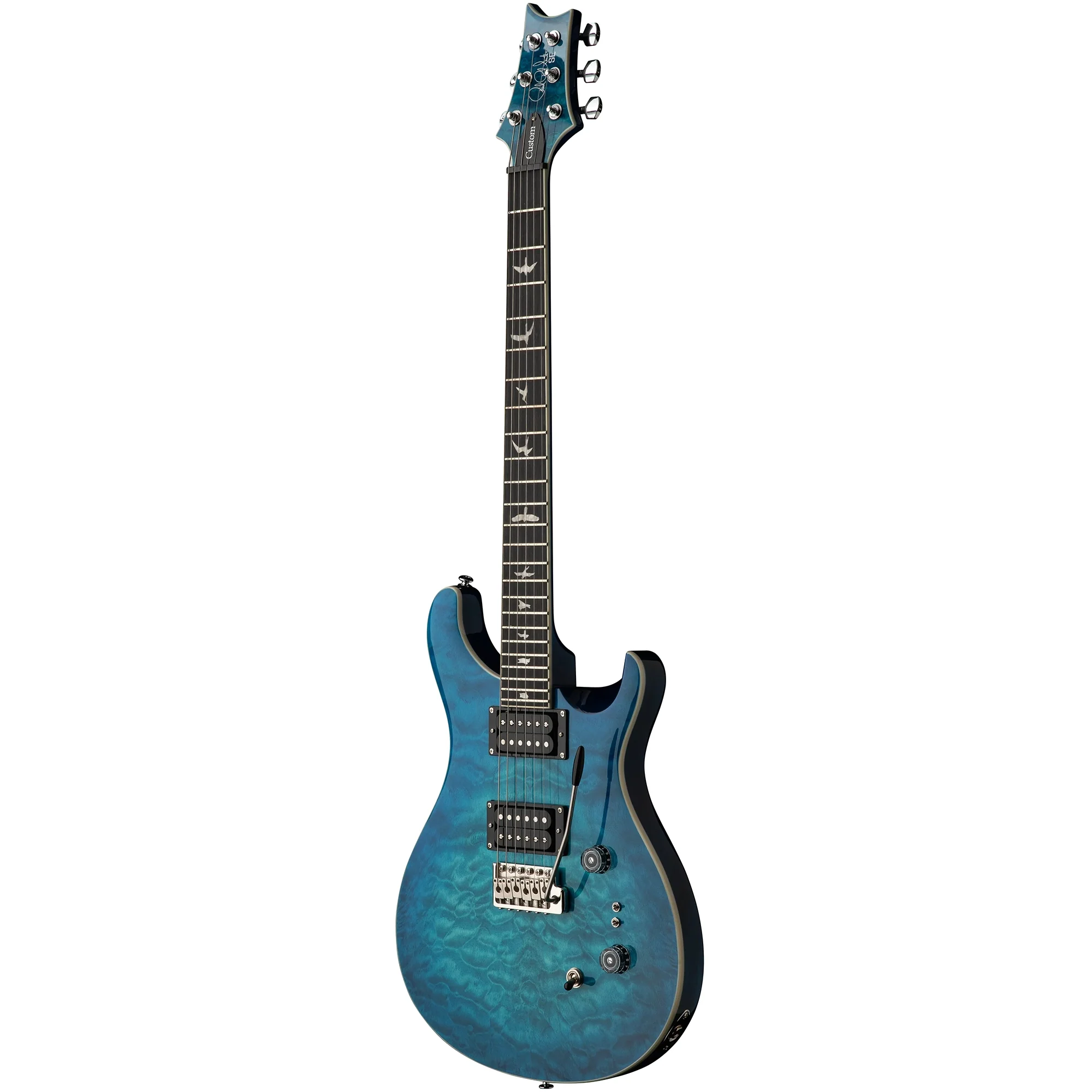 PRS C844QQEIB SE Custom 24-08, Quilt Package - Lake Blue - Image 3