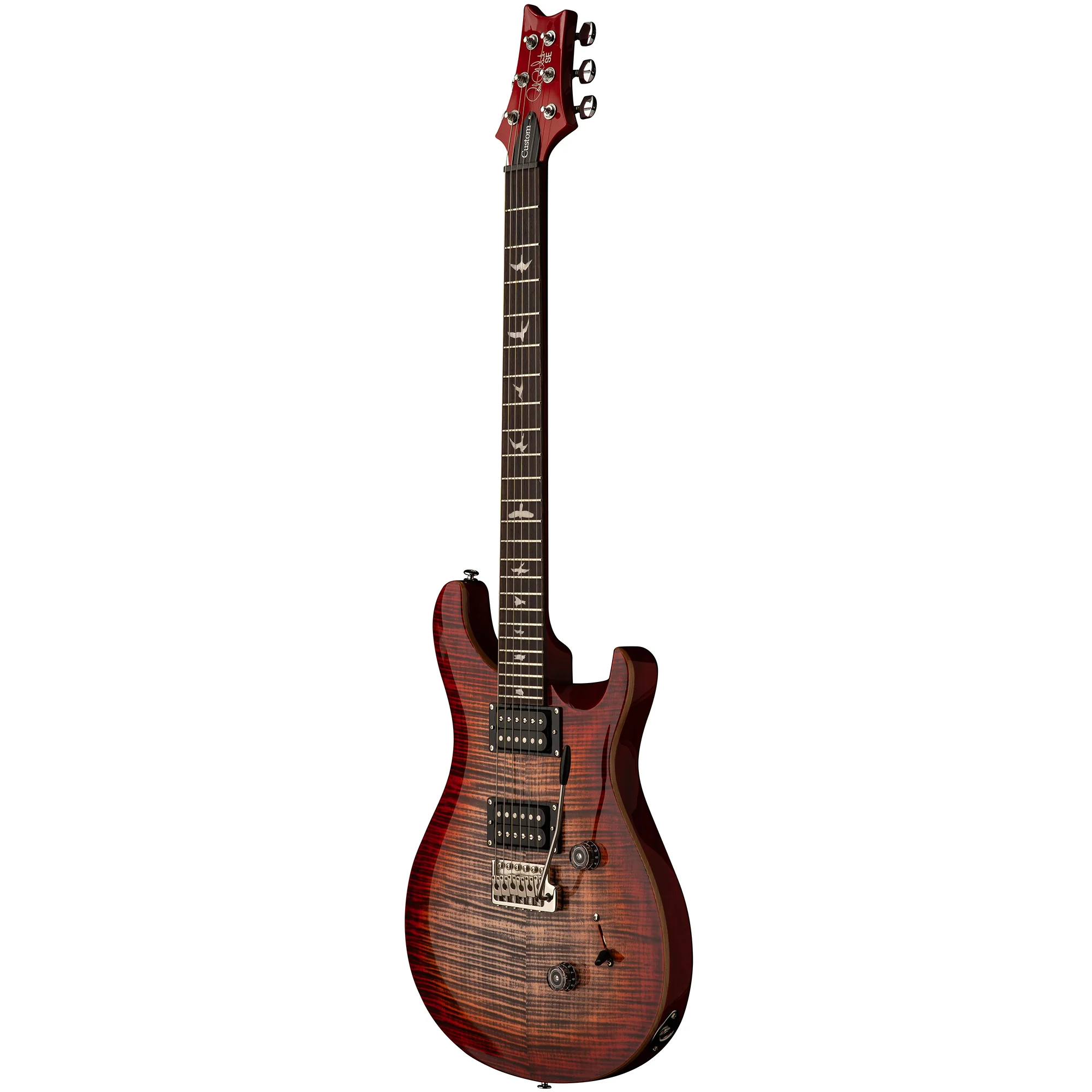 PRS CU44CG SE Custom 24 - Charcoal Cherry Burst - Image 3