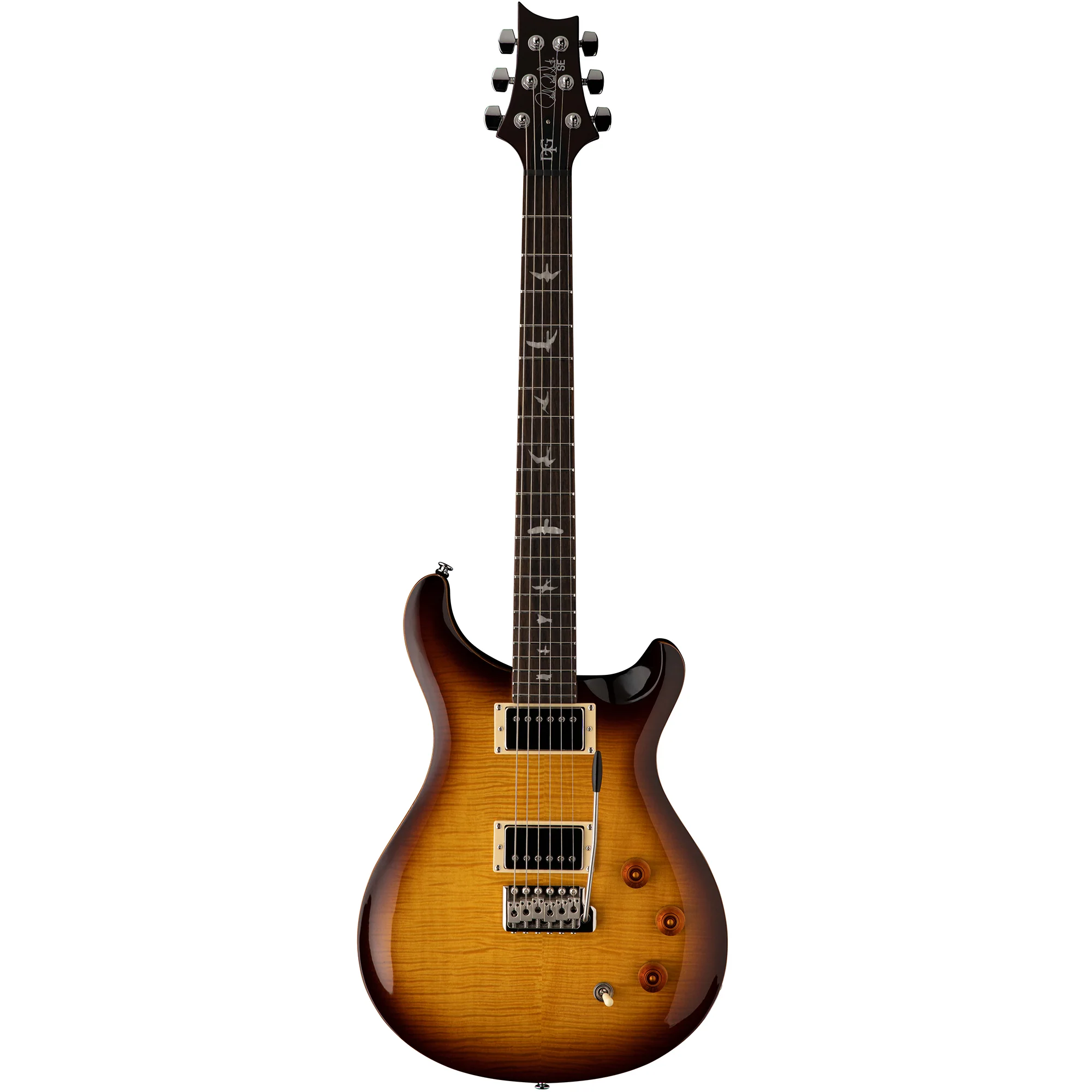 PRS DGB22MT SE DGT David Grissom Signature, Birds - McCarty Tobacco Sunburst