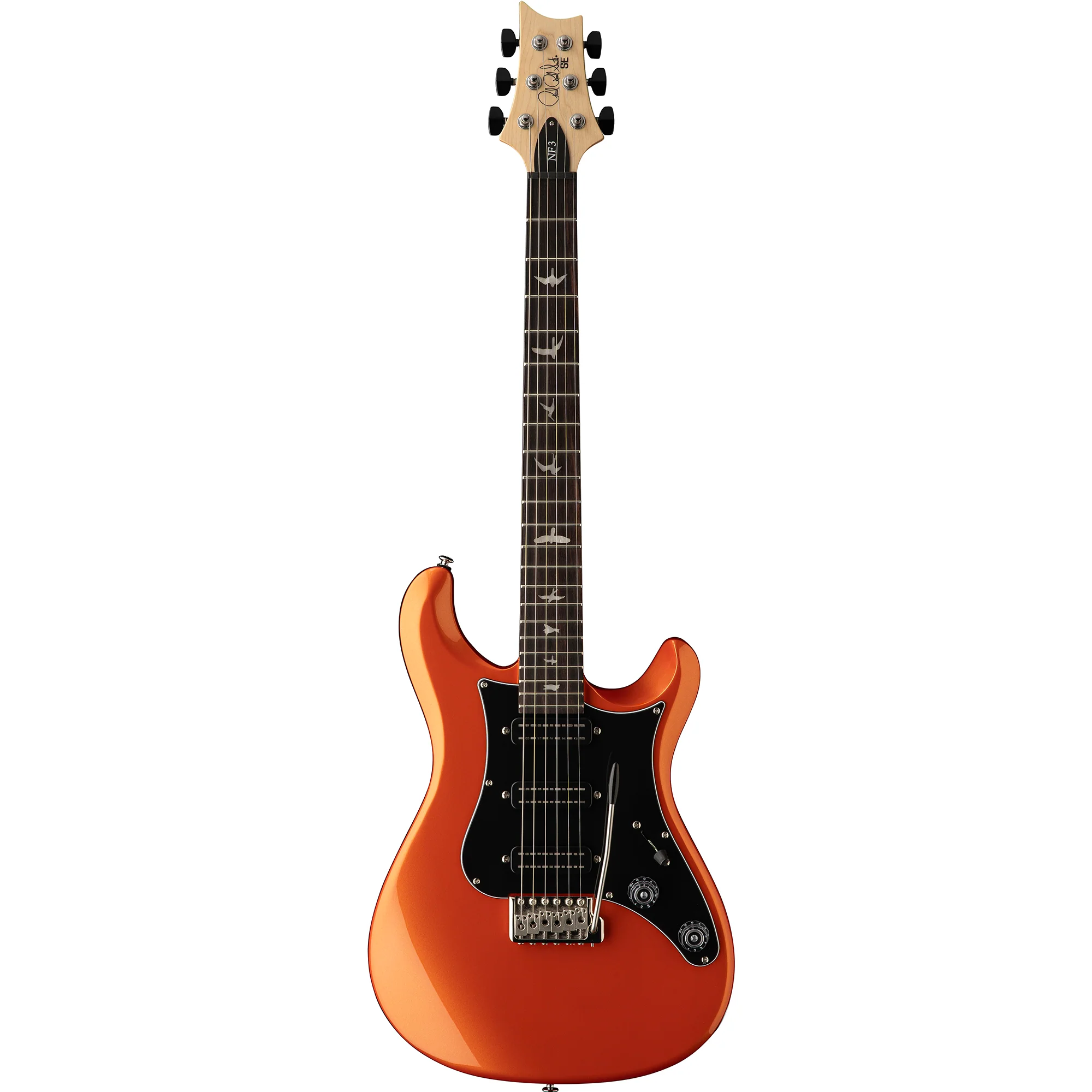 PRS SE-NF3-MO SE NF 3 Electric Guitar, Metallic Orange, Rosewood Fretboard
