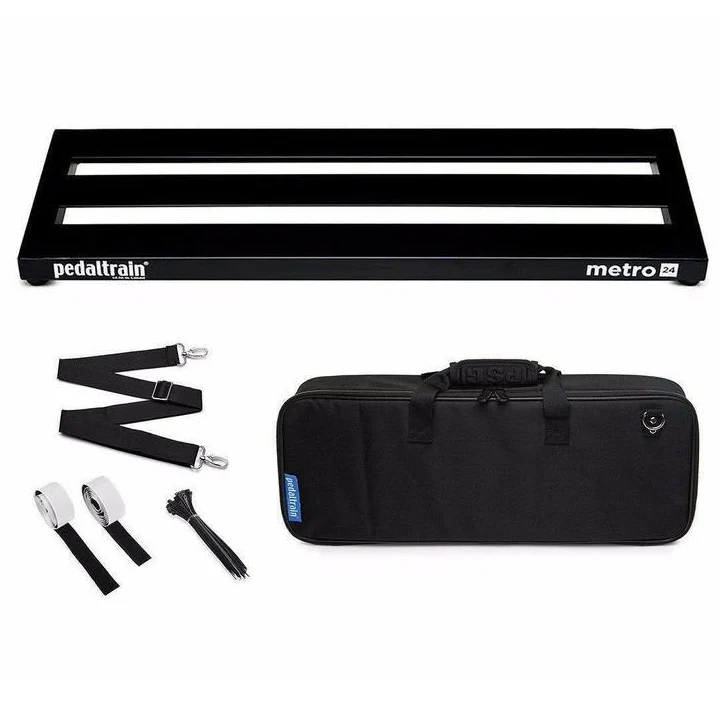 Pedaltrain PT-M24-SC Metro 24 with  Softcase - 3 Rails, 24 x 8