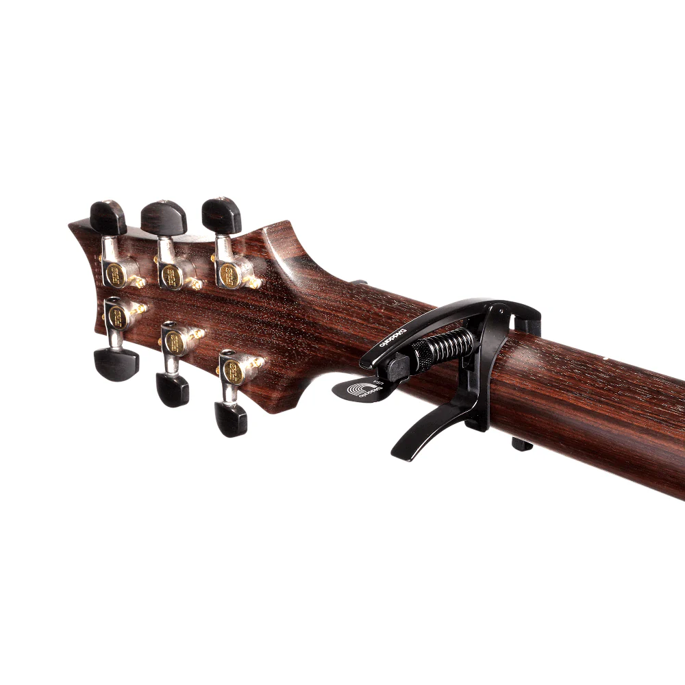 D'Addario PW-CP-09 NS Tri-Action Capo, Black - Image 3