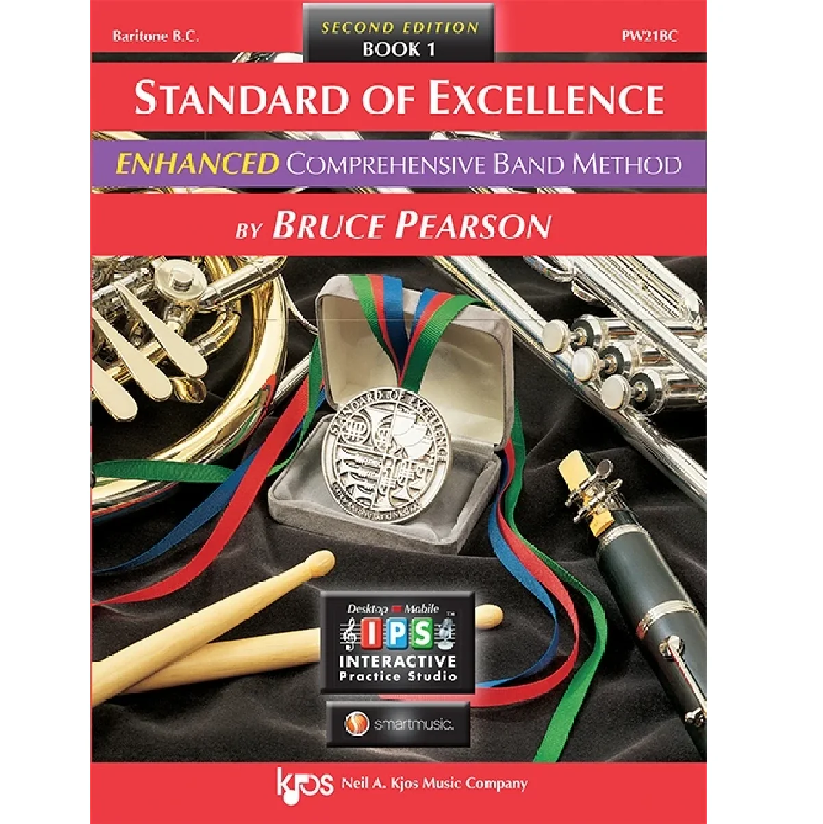 Kjos PW21BC Standard of Excellence Enhanced Band Method - Baritone BC