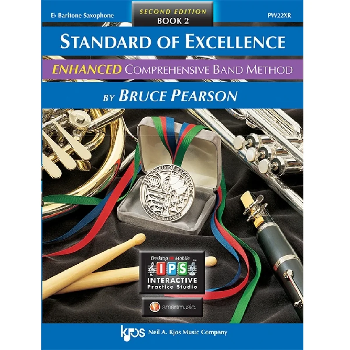 Kjos PW22XR Standard of Excellence Enhanced Band Method Book 2 - Bari Sax