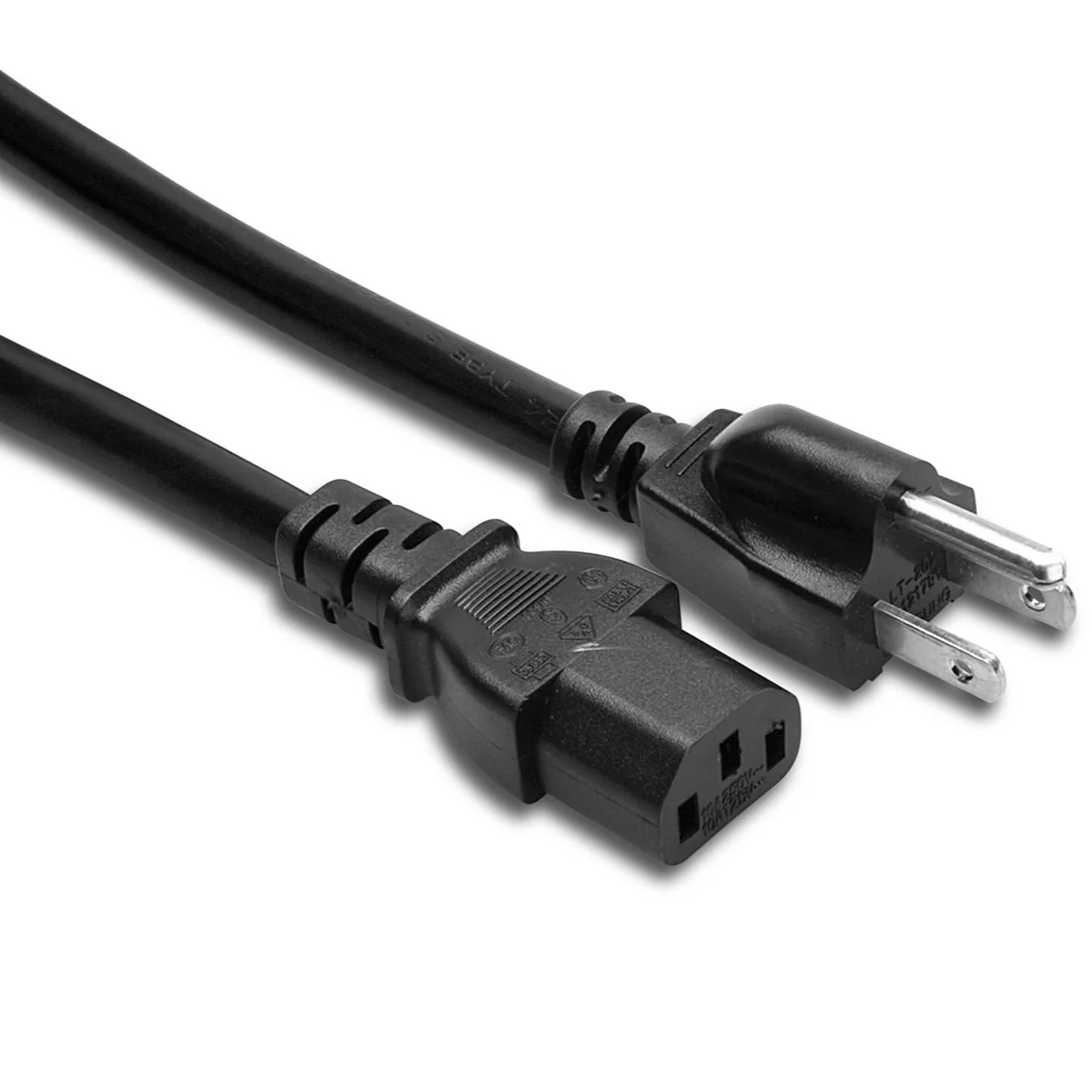 Hosa PWC-401.5 Power Cord IEC C13 to NEMA 5-15P 1.5 ft