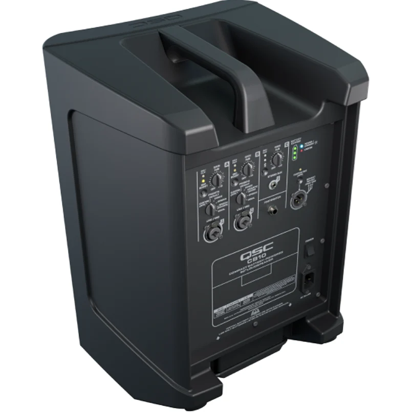 QSC CB10 10-inch Compact Battery-Powered Loudspeaker - Image 2