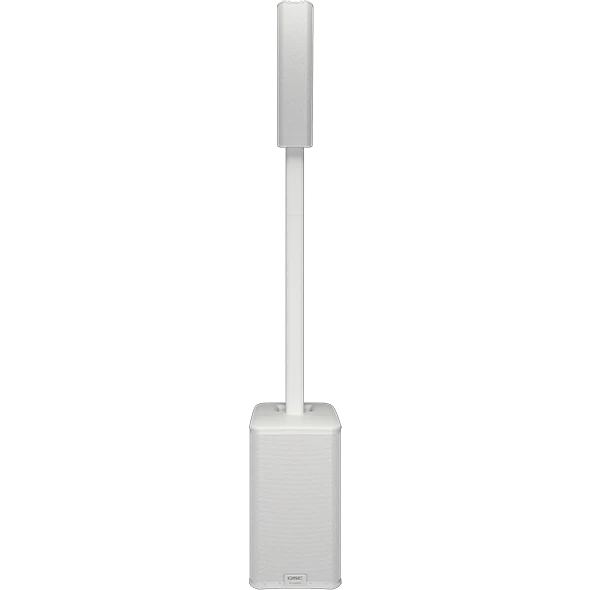 QSC KC12-WH 3000W Active 3-Way Column Loudspeaker System, White