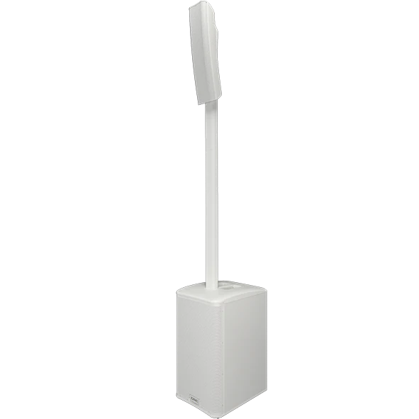 QSC KC12-WH 3000W Active 3-Way Column Loudspeaker System, White - Image 3