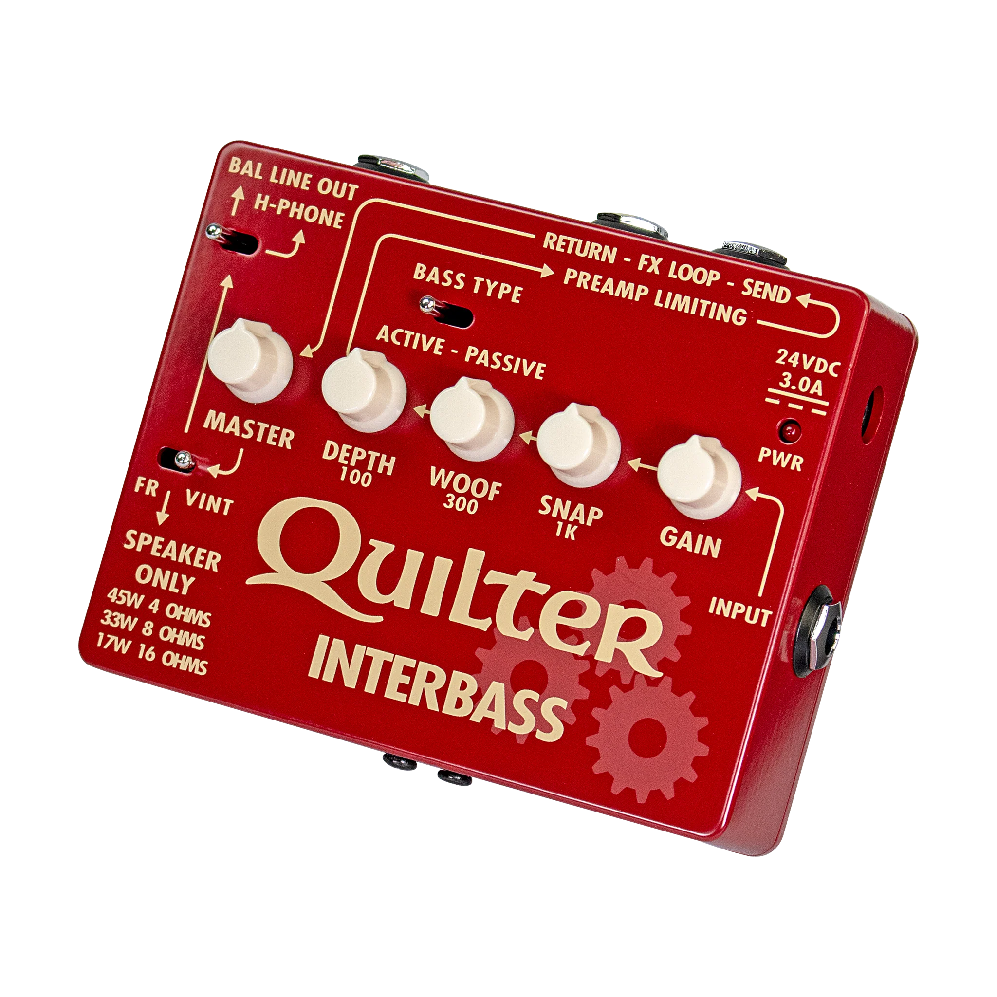 Quilter INTERBASS 45w (@4 Ohm) Compact Bass Power Amp