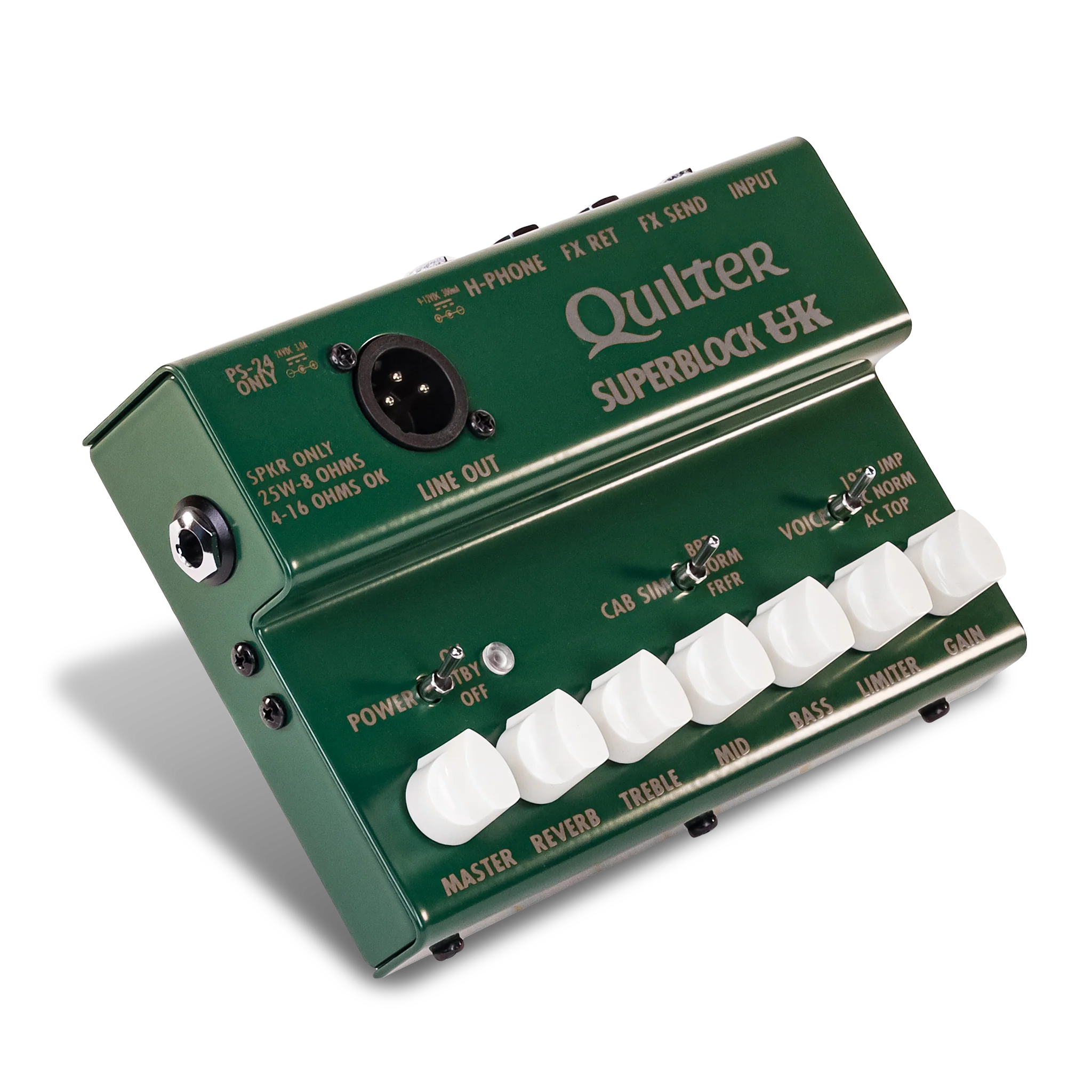Quilter SUPERBLOCK-UK 25w Pedal Amp w/ UK Amp Voicing, Cab Sim, Effects Loop, XLR Out - Image 17