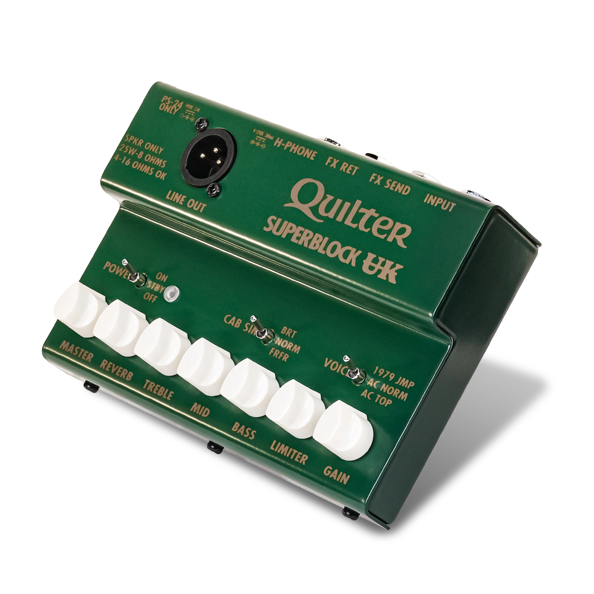 Quilter SUPERBLOCK-UK 25w Pedal Amp w/ UK Amp Voicing, Cab Sim, Effects Loop, XLR Out - Image 3