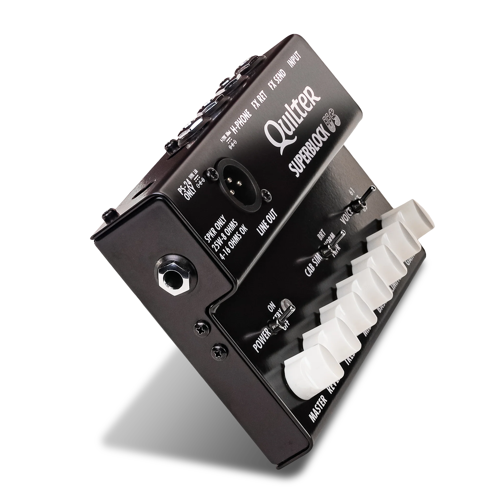 Quilter SUPERBLOCK-US 25w Pedal Amp w/ US Amp Voicing, Cab Sim, Effects Loop, XLR Out - Image 16