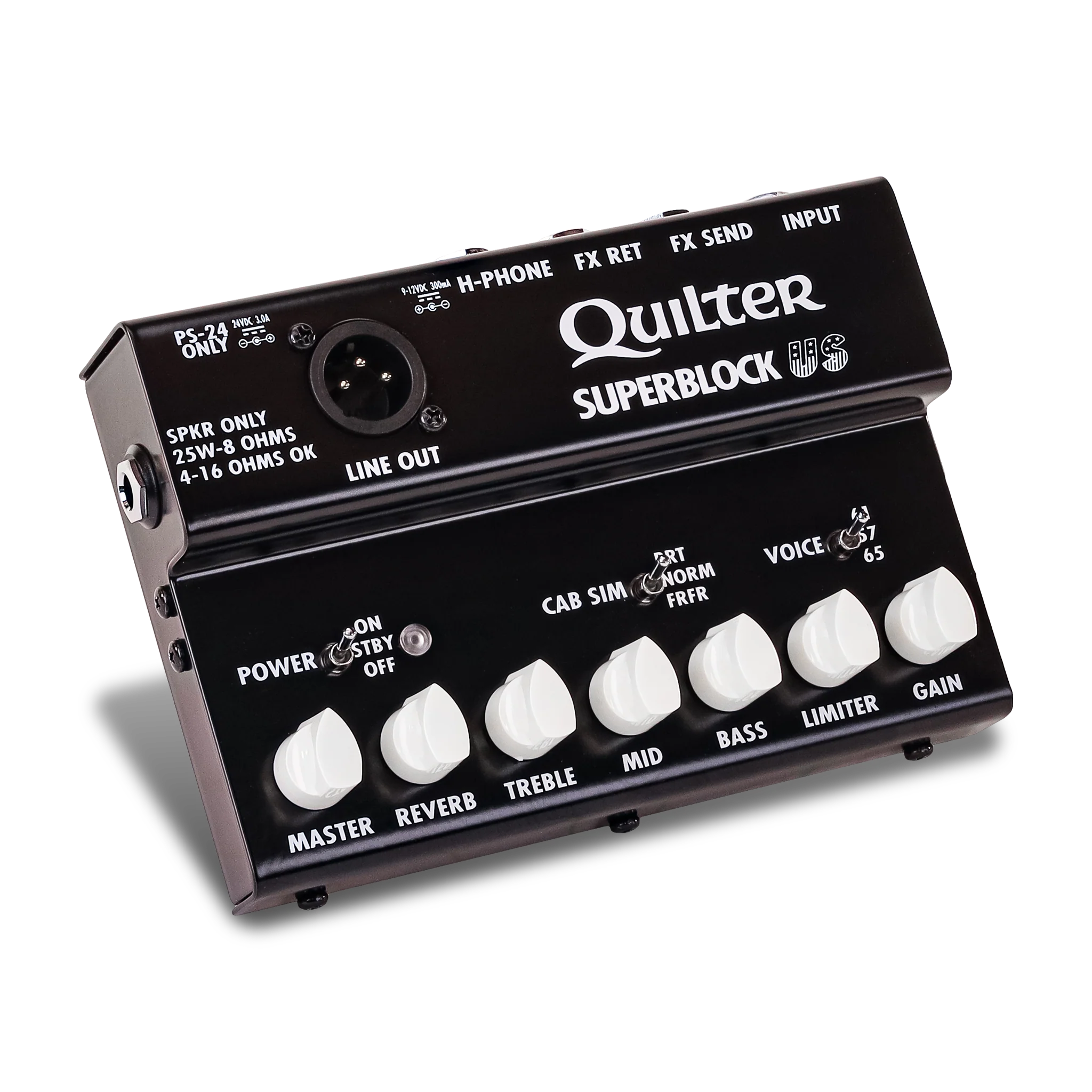 Quilter SUPERBLOCK-US 25w Pedal Amp w/ US Amp Voicing, Cab Sim, Effects Loop, XLR Out - Image 18