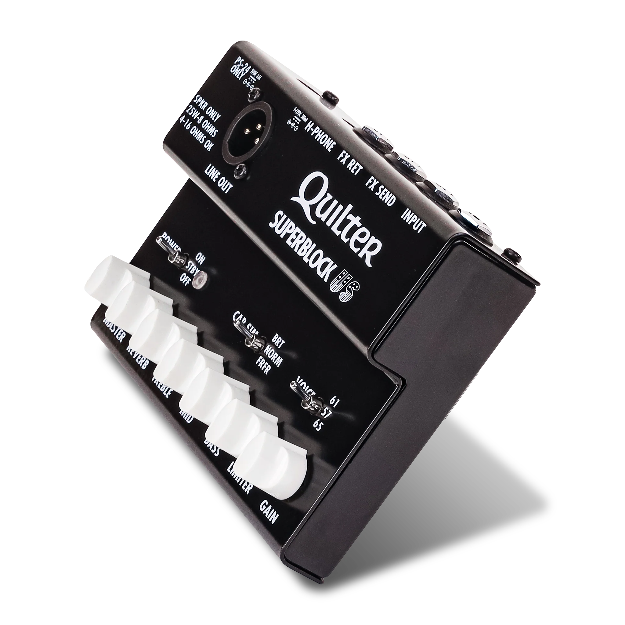 Quilter SUPERBLOCK-US 25w Pedal Amp w/ US Amp Voicing, Cab Sim, Effects Loop, XLR Out - Image 4