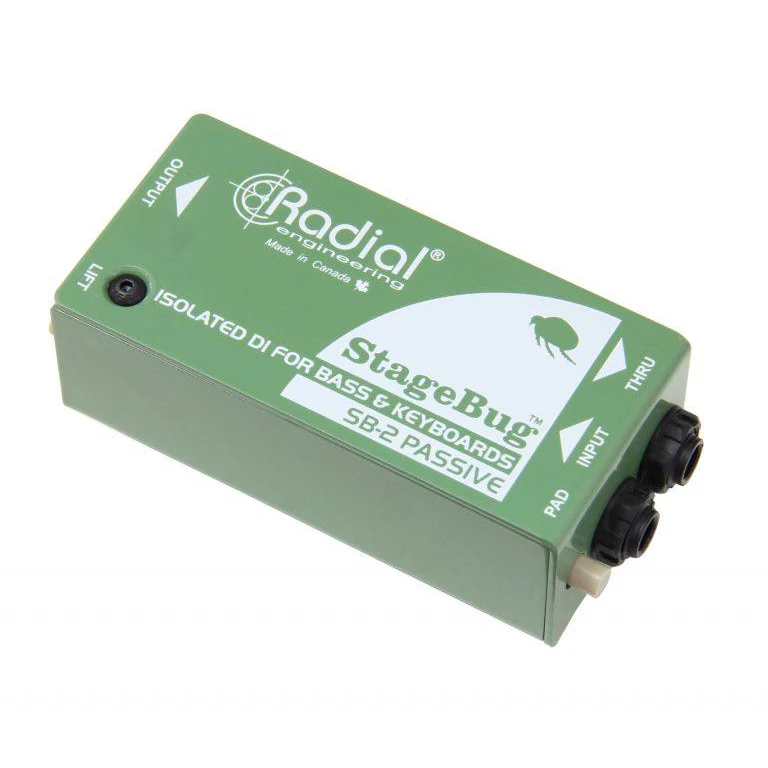 Radial Engineering R8000120 SB-2 Passsive, DI for Bass & Keyboards with  Stereo to Mono mix - Image 2