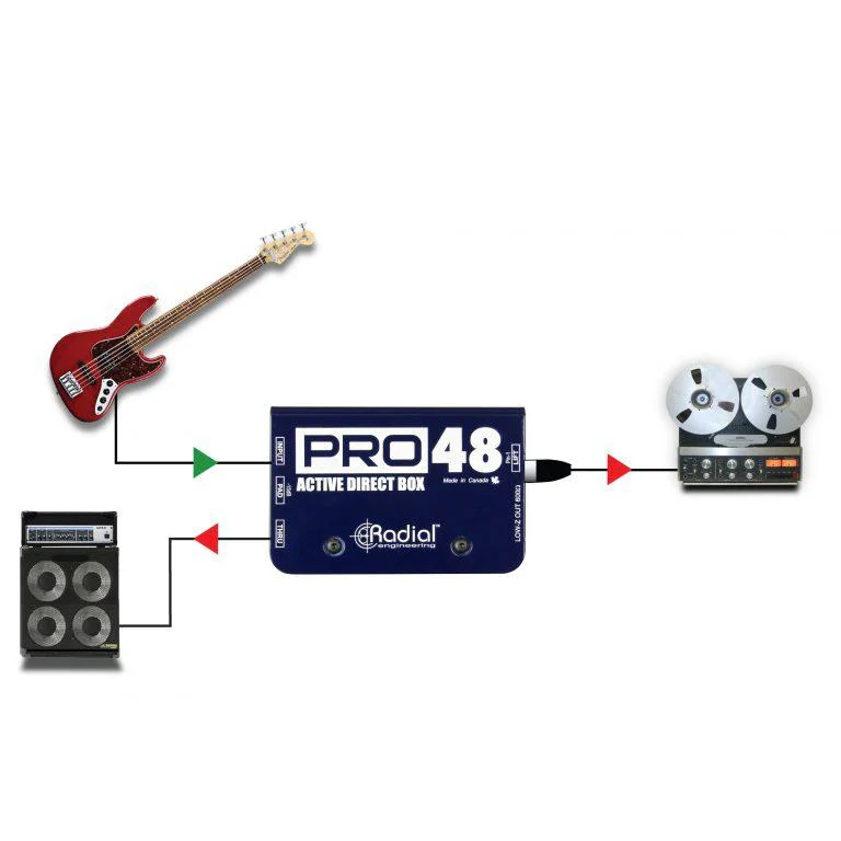 Radial Engineering R8001105 PRO48, Phantom Powered Active DI - Image 7