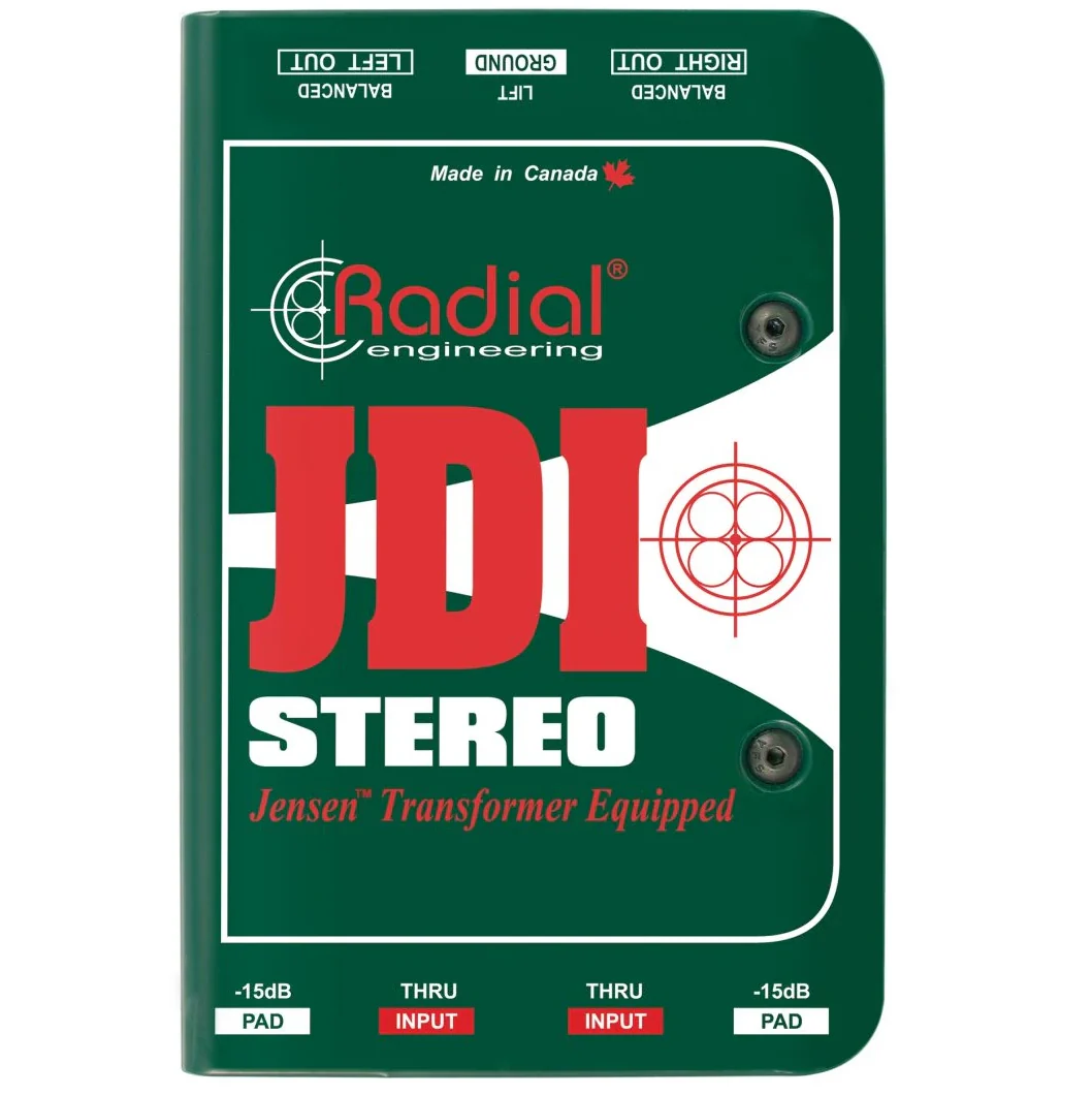 Radial Engineer R8001012 JDI Stereo, Passive Stereo DI w/ Jensen Transformer