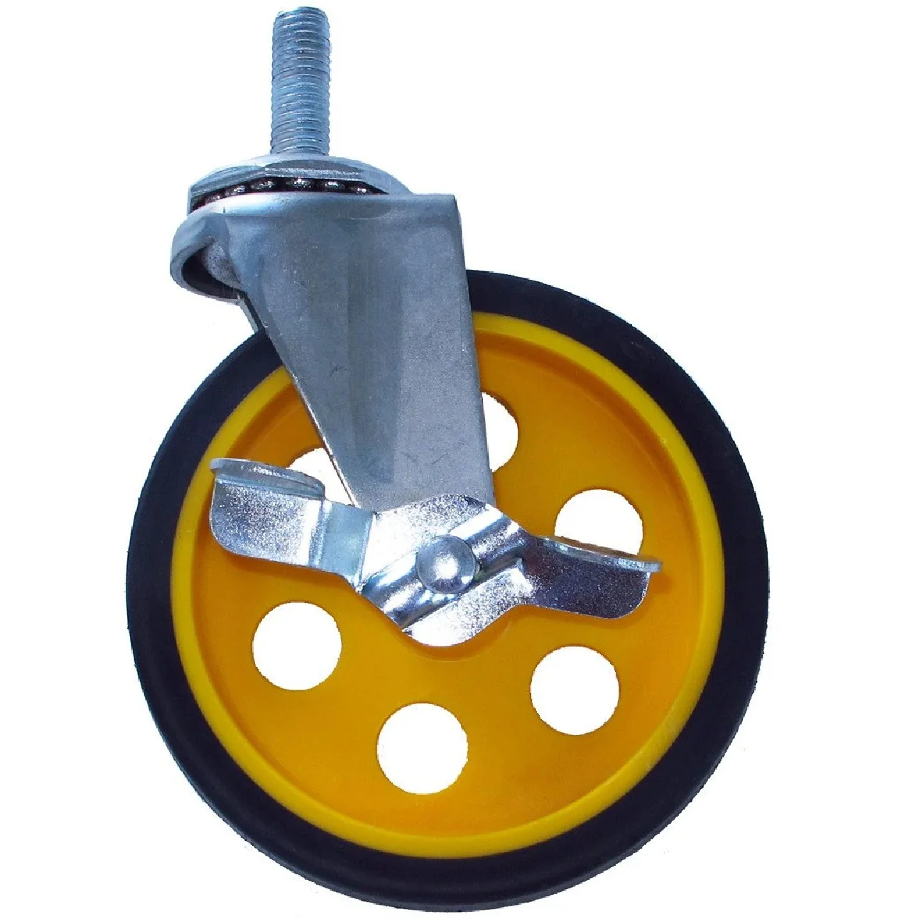 Rock N Roller RCSTR5X125 Caster with Brake 5" x 1.25" (2-Pack for R8 & R10)