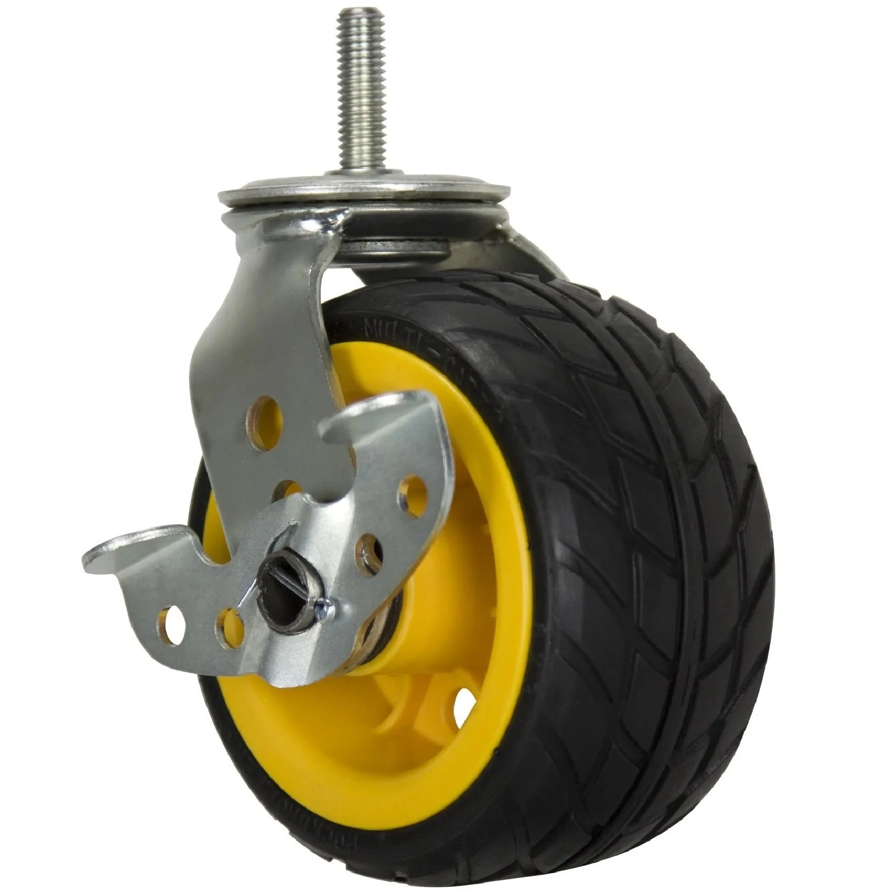 Rock N Roller RCSTR6X3 Ground Glider Caster with Brake 6" x 3" (2-Pack for R14G & R16RT)